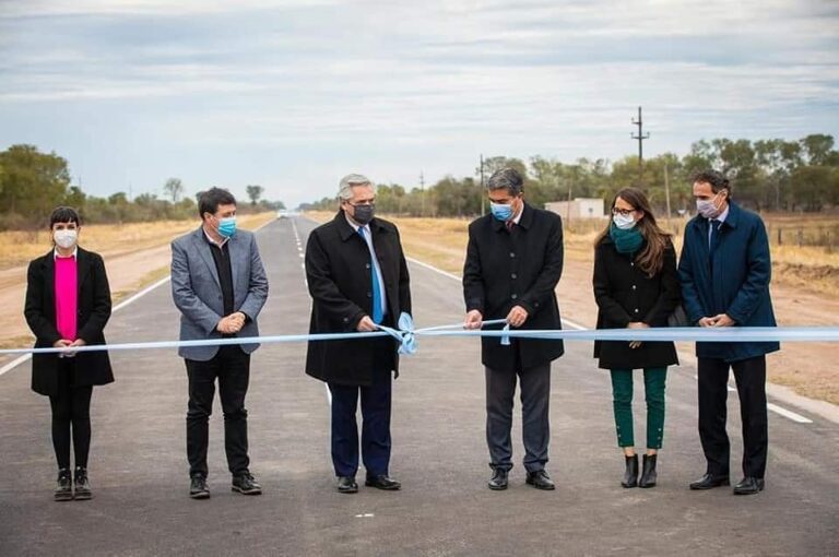 Acompañamos Inauguración del Pavimento de la Ruta Provincial Nº 7